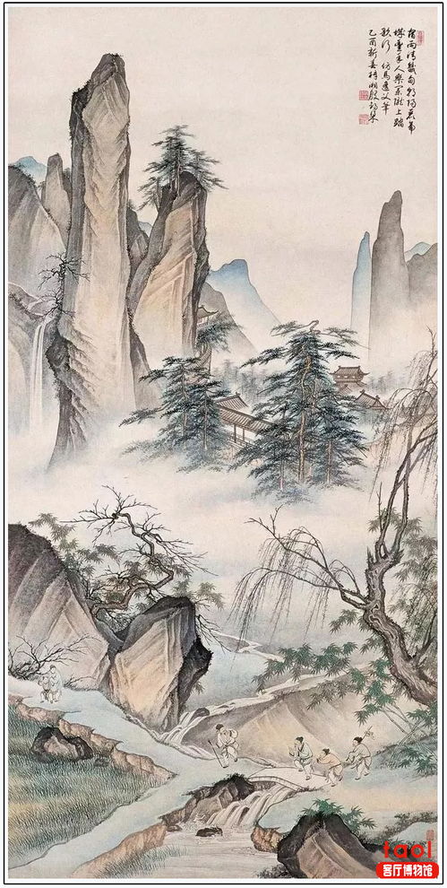 客廳博物館珍藏畫作 自由品質(zhì)生活的首選之 踏歌圖